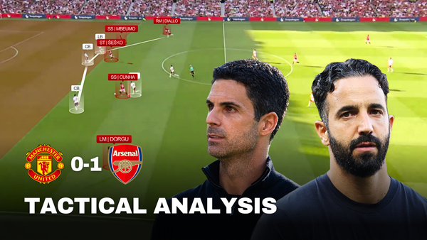 Man United 0-1 Arsenal | Man United vs 4-1-4-1