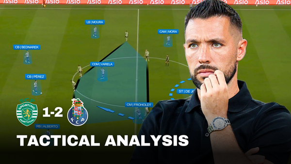 Sporting 1-2 FC Porto | FC Porto Attack vs 4-4-2
