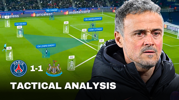 PSG x Newcastle | PSG Attack vs 5-2-3